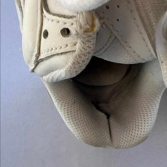 Nike Wmn T-Lite VIII Lea (W) White Grey Silver 396879 111 Size size 8.5 - Picture 6 of 11